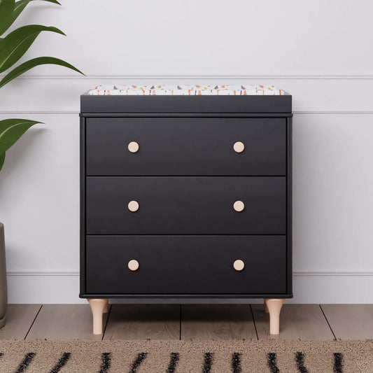 BABYLETTO LOLLY 3-DRAWER CHANGER DRESSER WITH REMOVABLE CHANGING TRAY