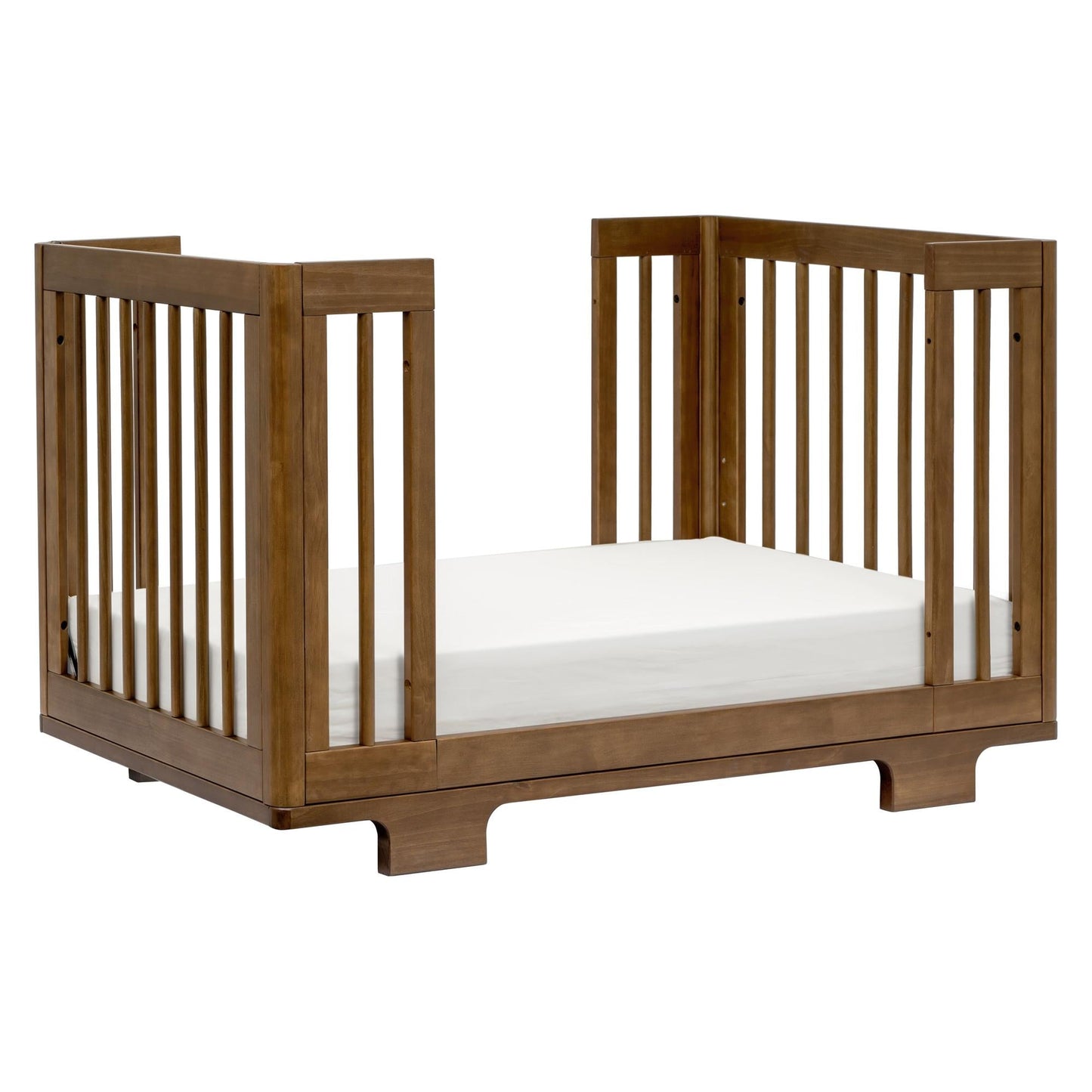 Yuzu 8-in-1 Convertible Crib w/All-Stages Conversion Kits in White/Natural