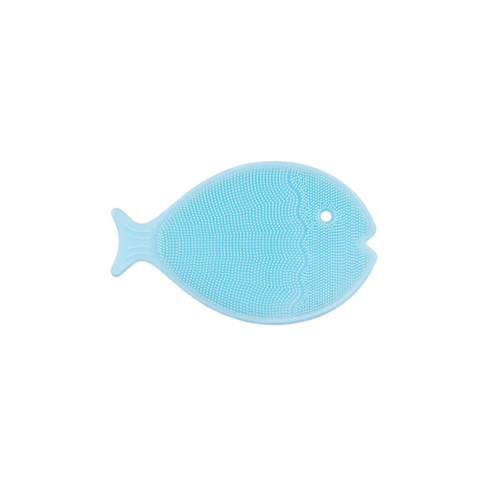 INNOBABY SILICONE MINI FISH SCRUB AQUA