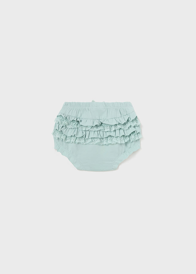 MAYORAL RUFFLED BLOOMERS - JADE