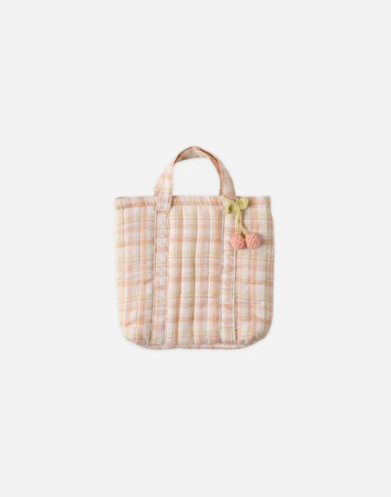 RYLEE + CRU QUILTED BAG - SUMMER PLAID