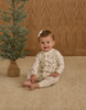 RYLEE + CRU ORGANIC LONG JOHN PAJAMAS FESTIVE