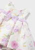 MAYORAL FLORAL LINEN DRESS