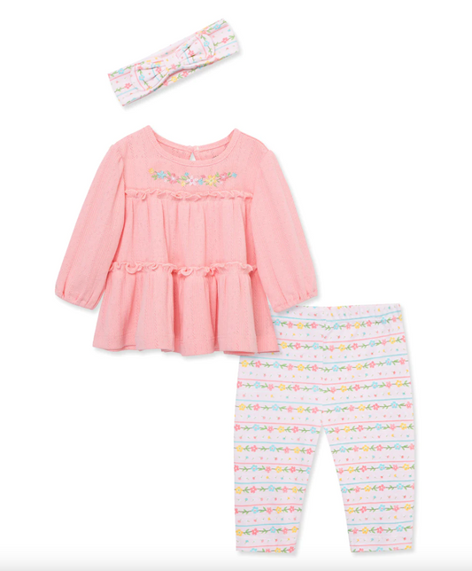 LITTLE ME GARLAND TUNIC SET