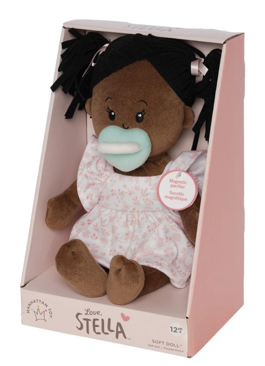 LOVE, STELLA DOLLBROWN WITH BLACK PIGTAILS