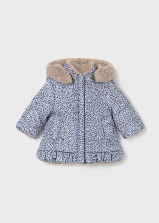 MAYORAL GIRL REVERSIBLE COAT - DREAM BLUE