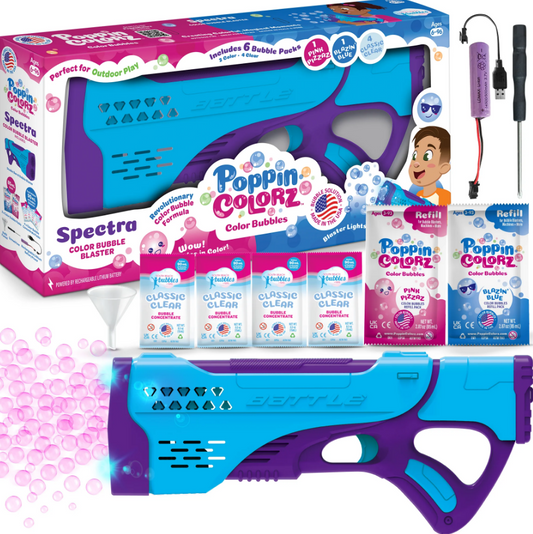 POPPIN COLORZ SPECTRA BUBBLE BLASTER