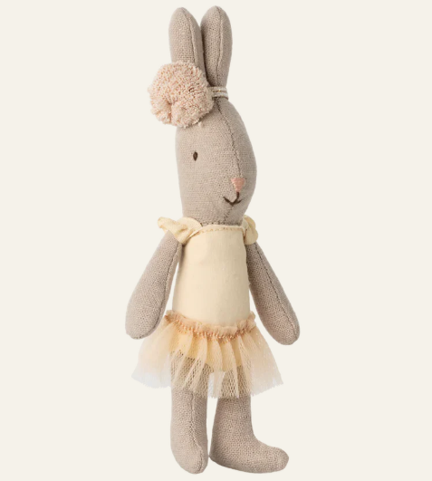 MAILEG RABBIT MICRO, BALLET SUIT AND SKIRT CREAM