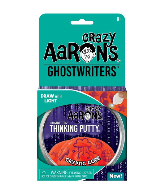 CRYPTIC CODE THINKING PUTTY 4" TIN