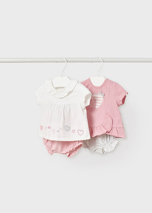 MAYORAL 2PC COTTON SHORT SET