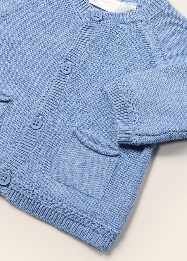 MAYORAL KNIT CARDIGAN - LIGHT BLUE