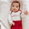 LITTLE VALENTINE LONG SLEEVE BODYSUIT - RED