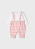 MAYORAL PLUSH JUMPSUIT - BABY PINK