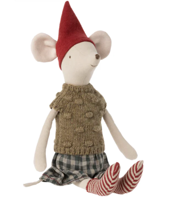 MAILEEG CHRISTMAS MOUSE, MEDIUM - GIRL