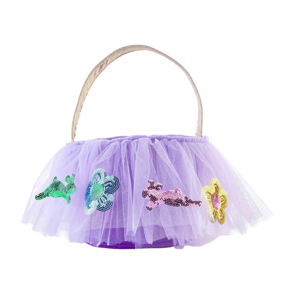 LAVENDER EASTER TUTU BASKET