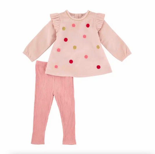 PINK DOT TUNIC & LEGGING SET