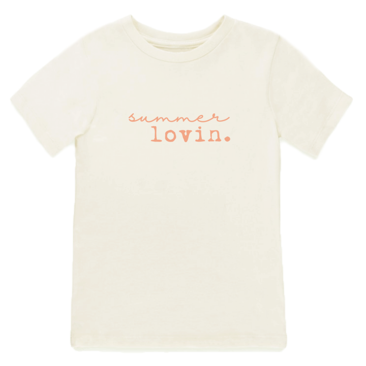SUMMER LOVIN' - SHORT SLEEVE TEE - CORAL