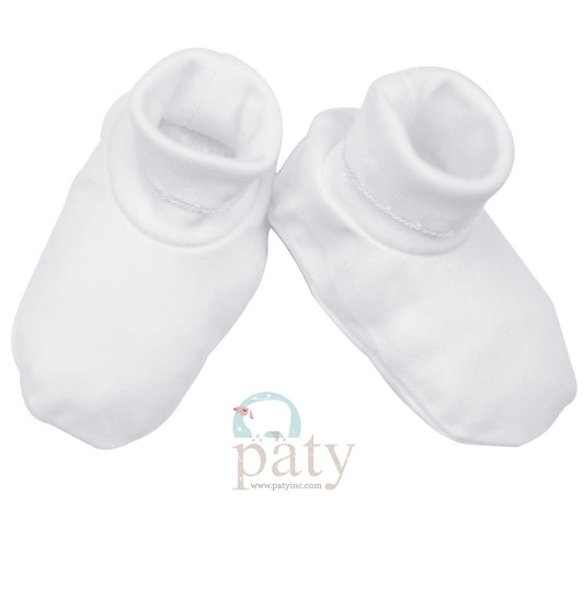 COTTON BOOTIES - WHITE