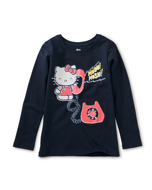 HELLO KITTY MOSHI GRAPHIC TEE