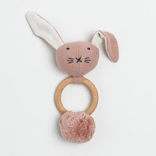 ORGANIC COTTON BUNNY RATTLE