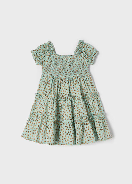 MAYORAL HEART PRINT DRESS
