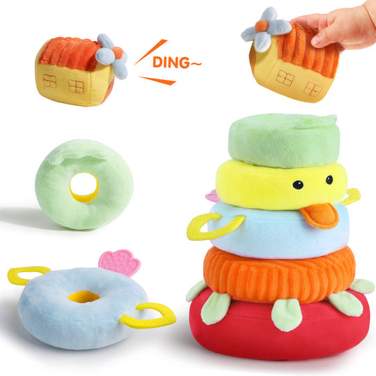DUCK PLUSH STACKING RINGS