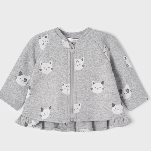 MAYORAL 3 PC CATS JACQUARD TRACKSUIT