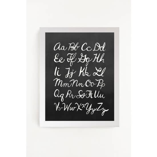 ALPHABET ART PRINT 18 X 24