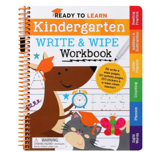 KINDERGARTEN WRITE & WIPE WORKBOOK