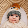 BUMBLEBEE KNIT BEANIE HAT