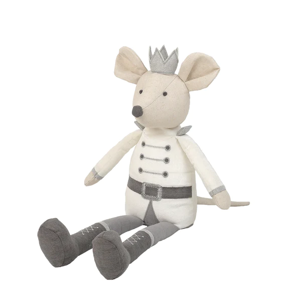 KING MOUSE SHELF SITTER - WHITE