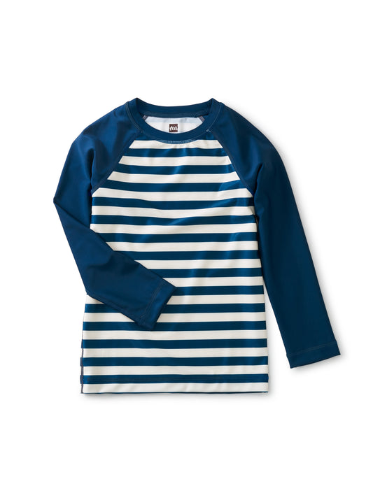 TEA LONG SLEEVE BABY RASHGUARD - BLUE STRIPE