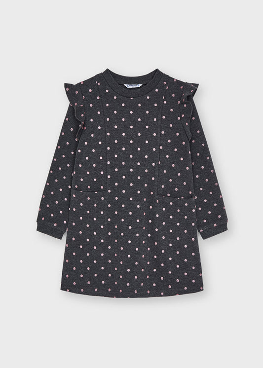 MAYORAL GLITTER POLKA DOT DRESS