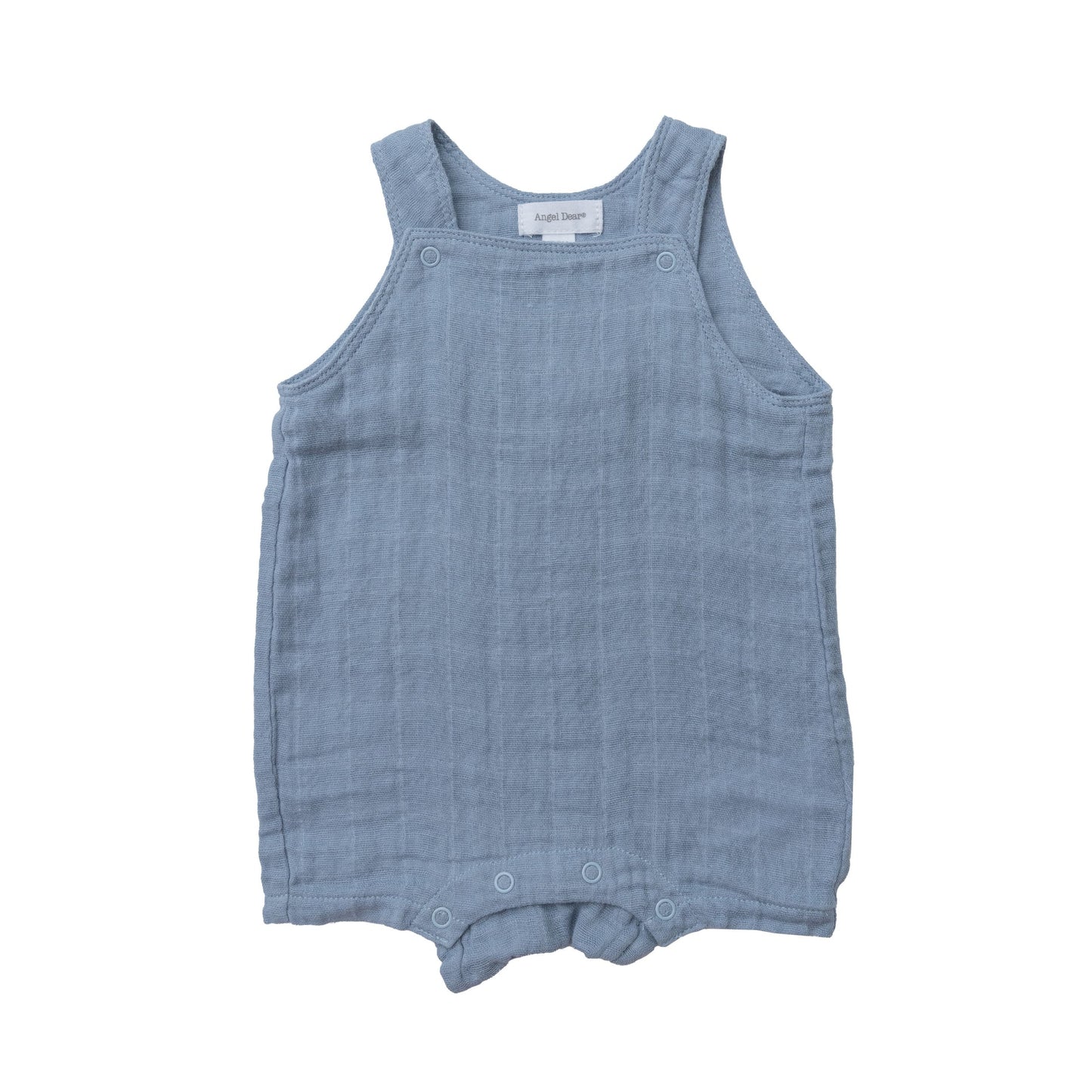 SOLID MUSLIN OVERALL SHORTIE OCEAN