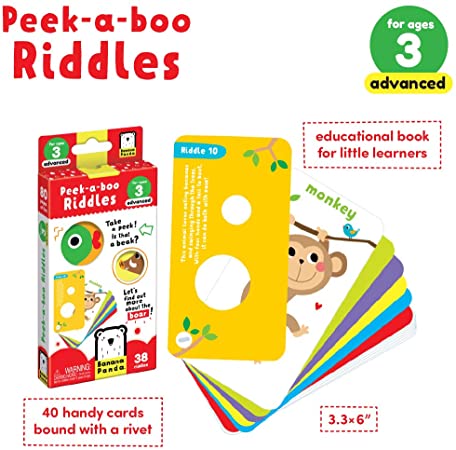 PEEK-A-BOO RIDDLES FOR AGES 3 ADVANCED