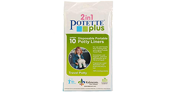 POTETTE PLUS DISPOSABLE PORTABLE POTTY LINERS