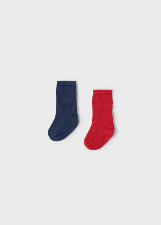 MAYORAL RED NAVY SOCK SET