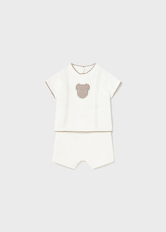 MAYORAL KNIT SHORT SET