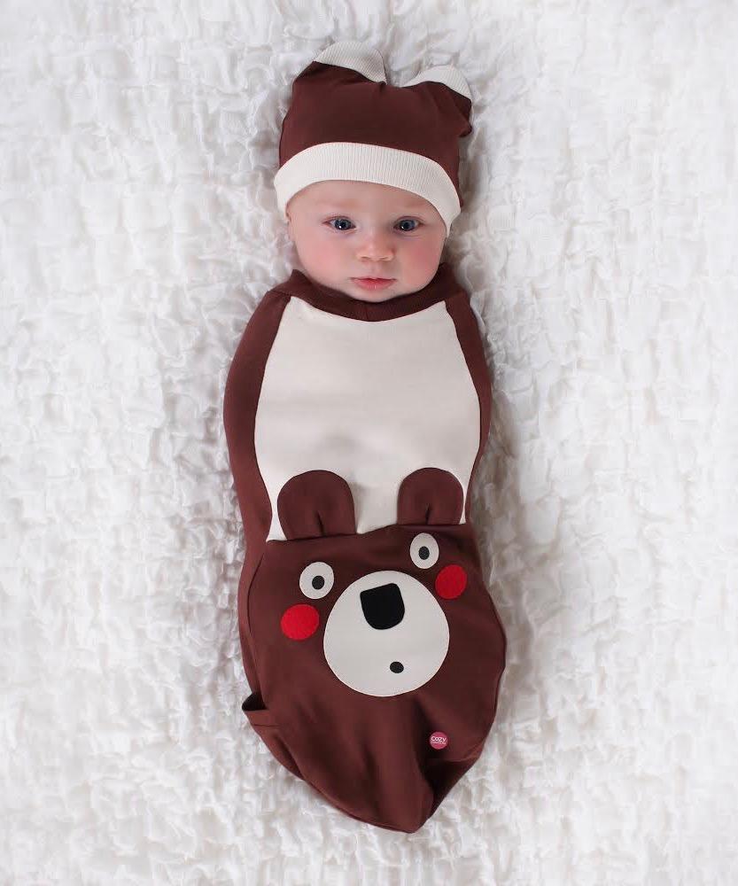 BEAR BABY COCOON SWADDLE 0-3M