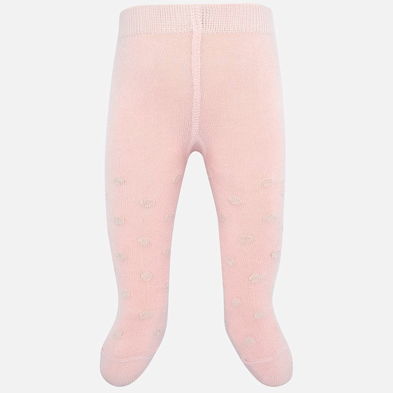 MAYORAL JACQUARD TIGHTS IN BLUSH
