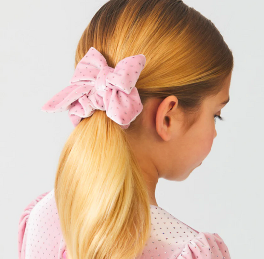 VELVEET BOW SCRUNCHIE
