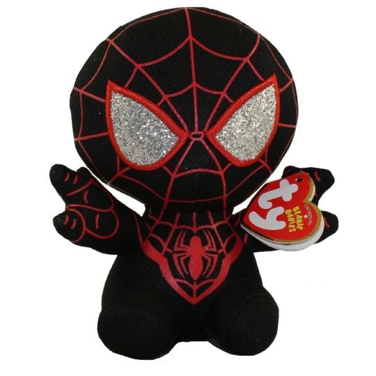 TY BEANIE BOOS SPIDER-MAN MILES MORA