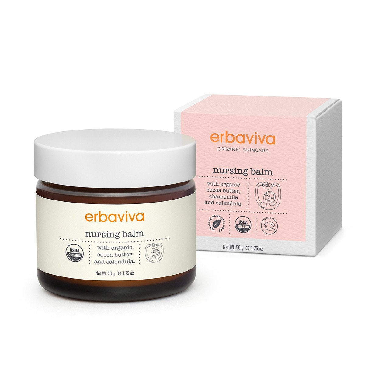ERBAVIVA NURSING BALM 1.75 OZ