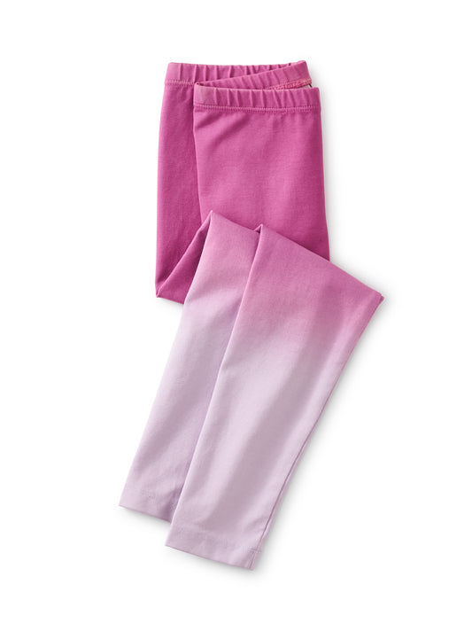 TEA DIP DYE LEGGINGS - PALE PLUM