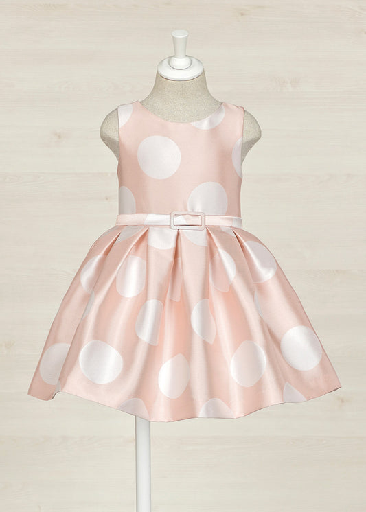 ABEL & LULA POLKA DOT MIKADO DRESS