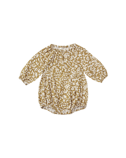 DITSY FLORAL LONG SLEEVE BUBBLE ROMPER