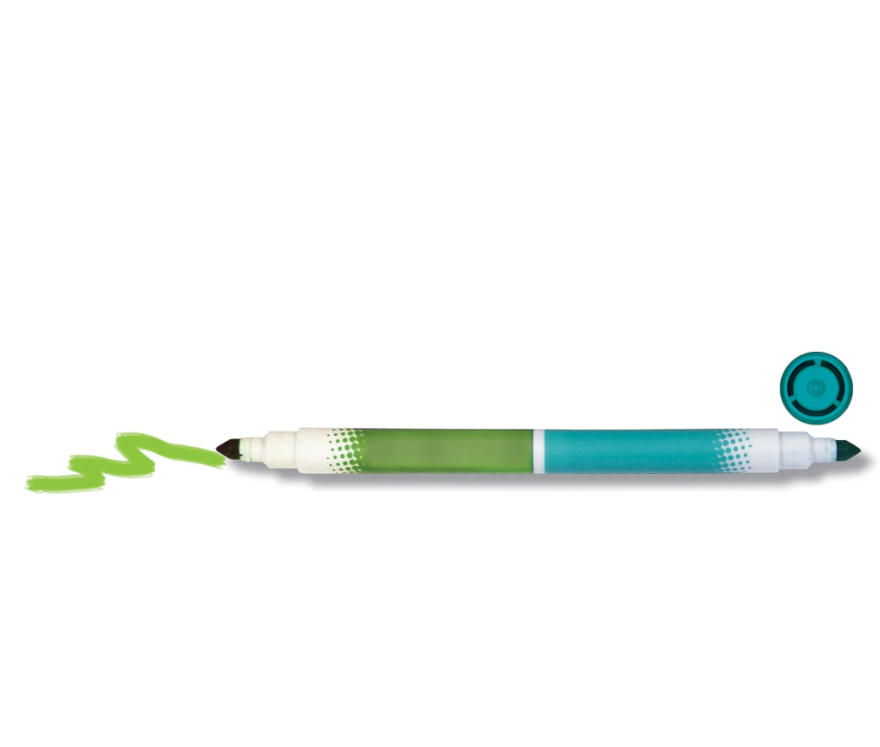DUO TIP WASHABLE MARKERS - 12CT