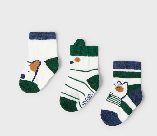 MAYORAL SOCKS SET OF 3 BOY