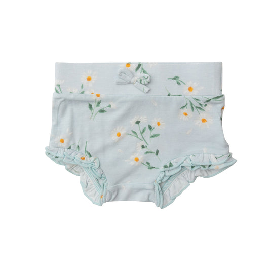 DAISIES/ BLUE HIGH WAISTED SHORTS