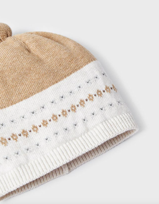 MAYORAL KNITTED HAT - CARAMEL